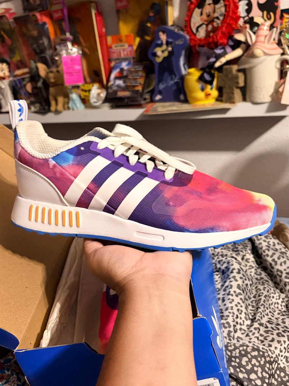 adidas Women's Multicolor Pink Purple Gradient Runner Sneakers